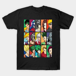 Anime Legends: Hero Headshots Shirt T-Shirt